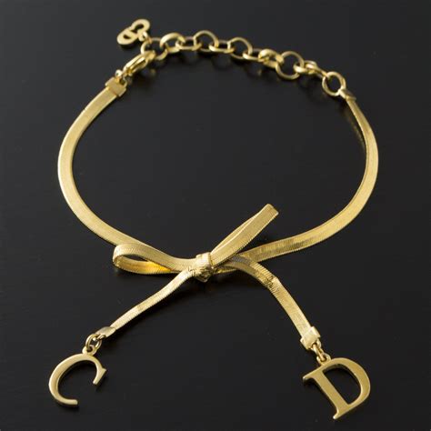 dior bow bracelet|Dior bracelet vintage.